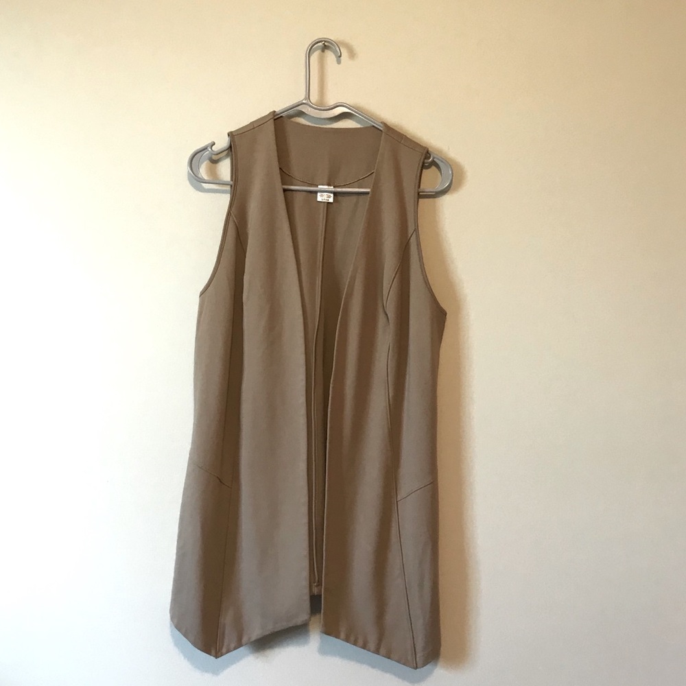 Jockey sleeveless taupe velvet